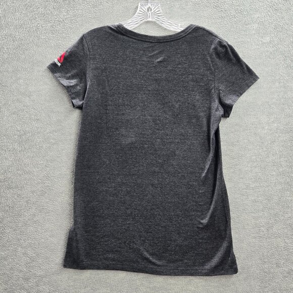 UFC 200 Women Top Large Gray Logo Reebok Short Sleeve Crew Neck NWT - Picture 6 of 10